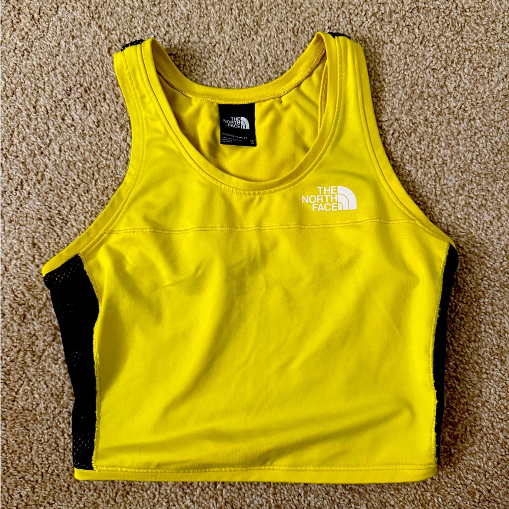 The North Face Bright Yellow Cropped Tank
